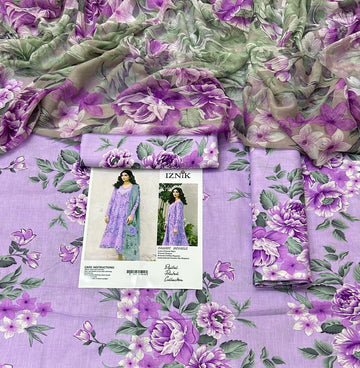 Print lawn 3pc Suit